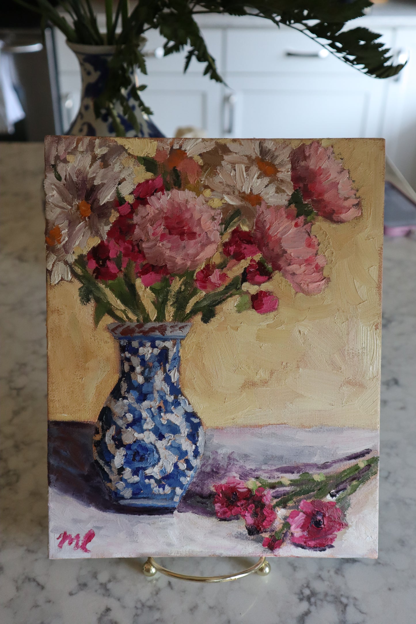 A beautiful bunch. 8x10 oil painting on canvas.